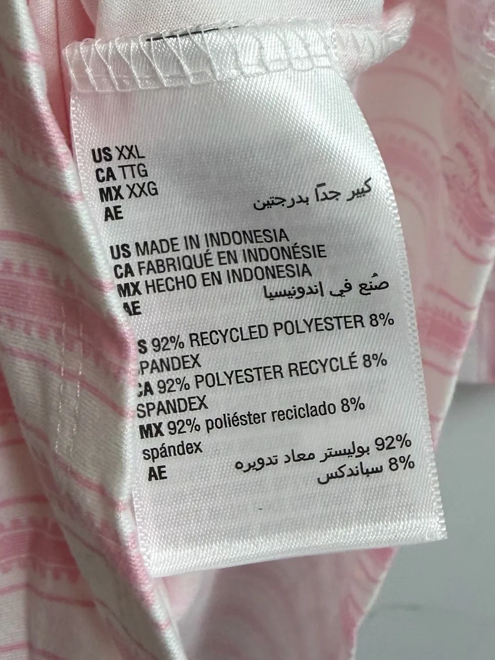 Charter Club Nightgown Womens XXL Pink White Long Sleeve Sleep Shirt Pajamas NWT